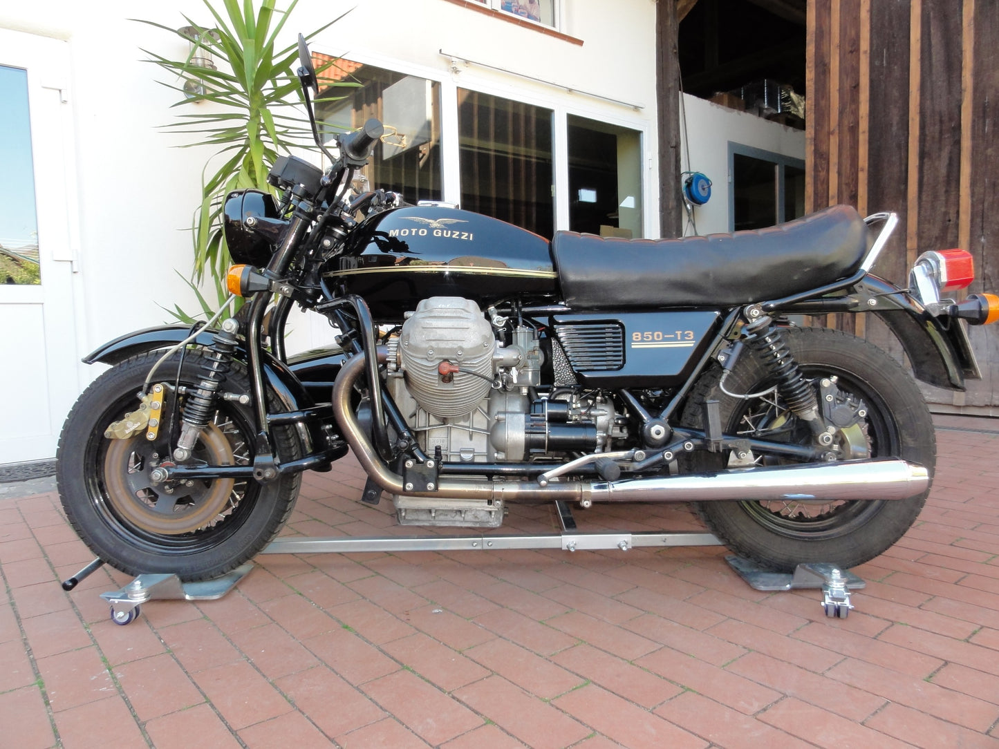Motorrad Rangierhilfe Rangier-As für Gespann Beiwagen von Becker Technik