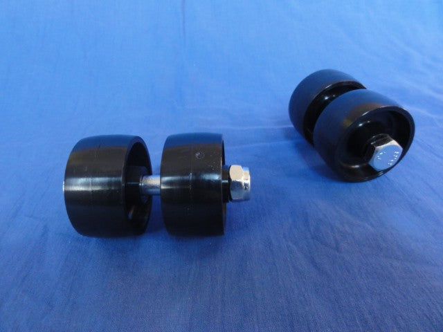 Zusatzrollen für Lifter (4x Rollen d50mm, 2x Schrauben M10 x 80, 2x Muttern M10 selbstsichernt)