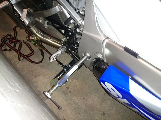 Motorbike-Lifter Sport Beispielfotos Suzuki