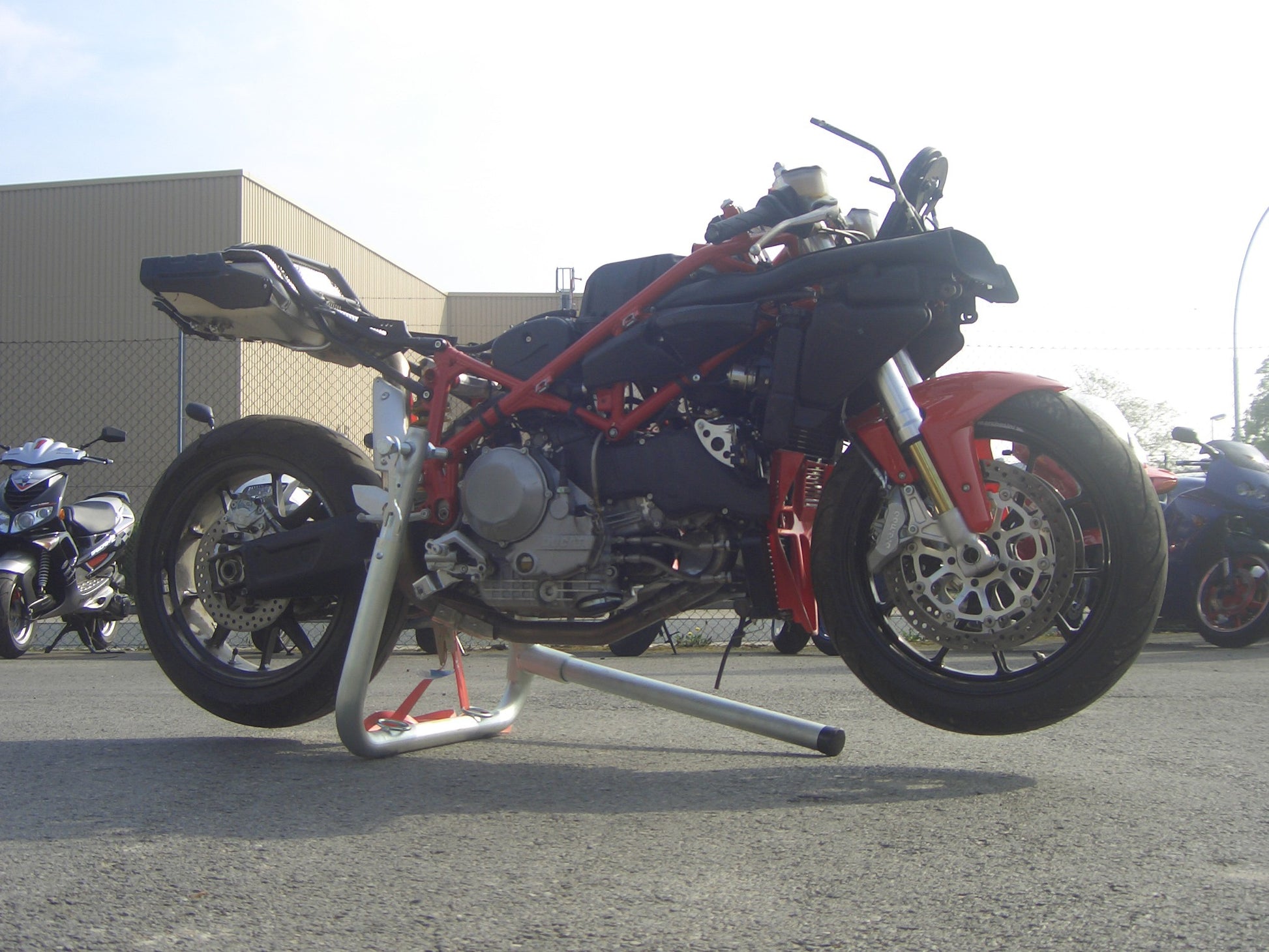 Motorbike-Lifter Sport mit Höhenverstellung